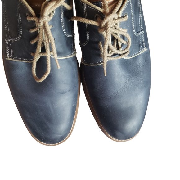 J&M Est.1850 Men's Sized 10.5 M DARK BLUE LEATHER - Picture 7 of 9